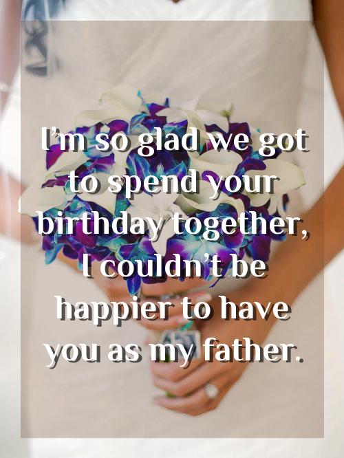 best birthday msg for father